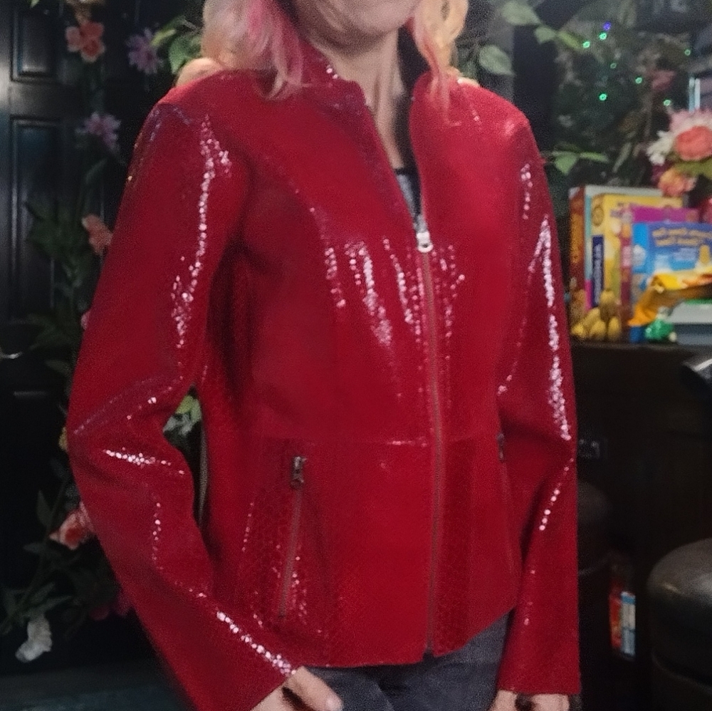 Reversible Genuine Leather Jacket - image 7